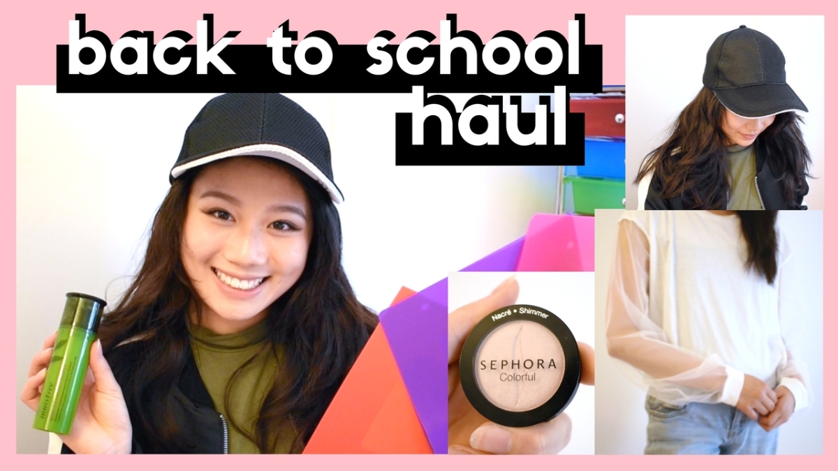 back to school clothing/makeup haul 2017-18